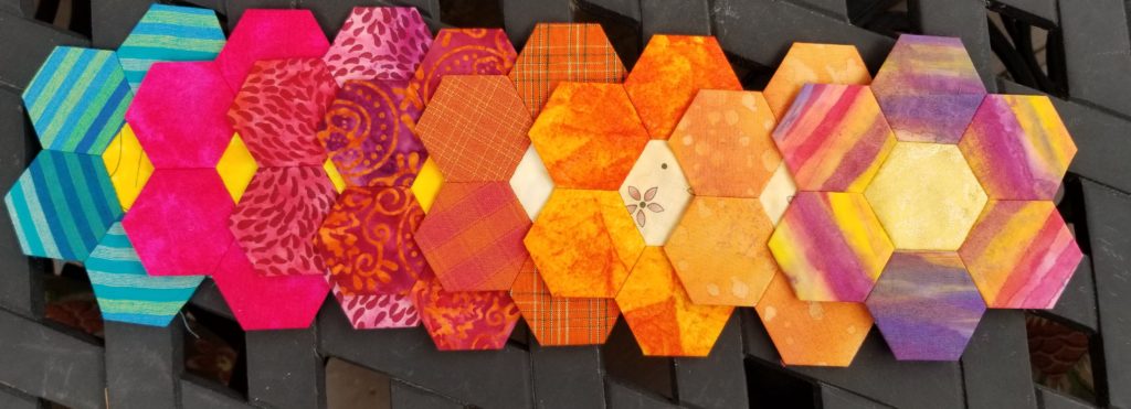 Hexagons with Dizzy Quilter