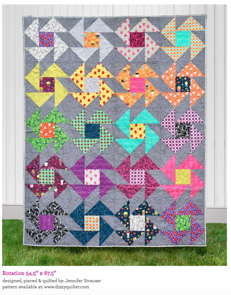 Rotation Quilt in Sew Good fabric
