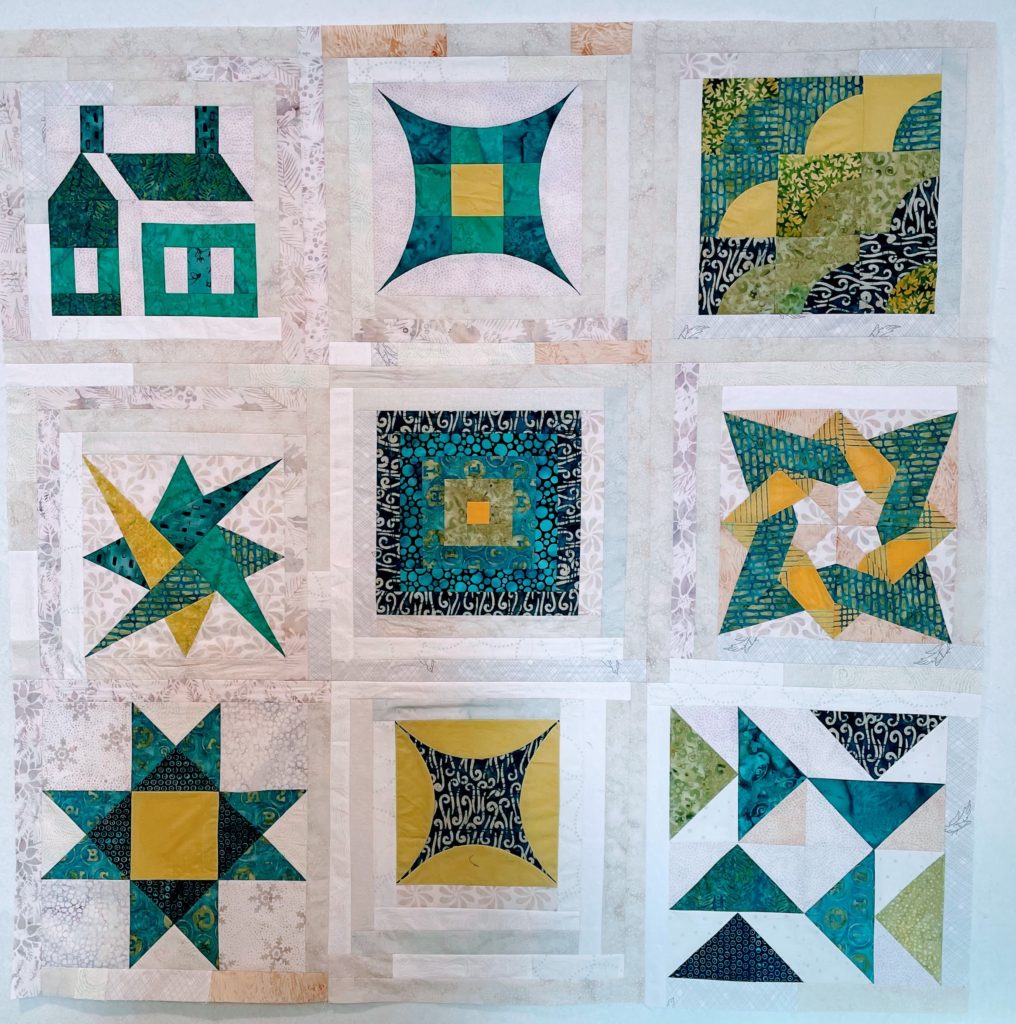 Accuquilt BOB Sampler with Dizzy Quilter