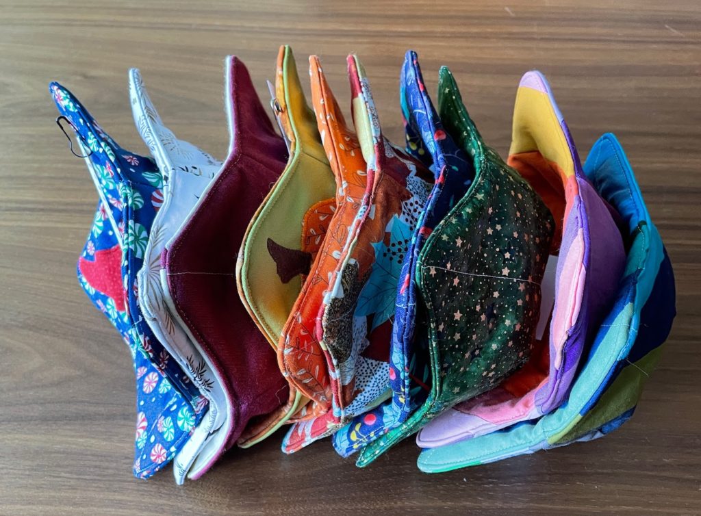 bowl cozies with accuquilt