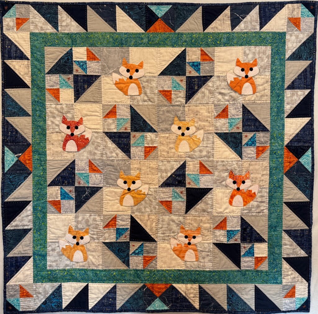 Fox chase quilt pattern dizzy quilter